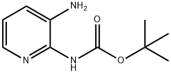 (3-氨基吡啶-2-基)氨基甲酸叔丁酯 结构式