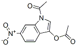 1-ACETYL-6-NITRO-1H-INDOL-3-YL ACETATE Struktur