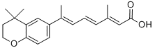 2,4,6-Octatrienoic acid, 7-(3,4-dihydro-4,4-dimethyl-2H-1-benzopyran-6 -yl)-3-methyl-, (E,E,E)-,108695-25-6,结构式