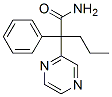 Pyrazineacetamide, .alpha.-phenyl-.alpha.-propyl- Struktur