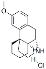 (9S,13S,14S)-3-METHOXYMORPHINAN HYDROCHLORIDE Structure