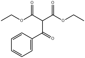 ベンゾイルマロン酸 ジエチル 化学構造式