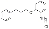 [2-(3-フェニルプロポキシ)フェニル]アミン塩酸塩 化学構造式