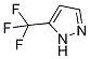 5-(Trifluoromethyl)-1H-pyrazole, 1087160-38-0, 结构式