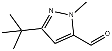 3-(叔丁基)-1-甲基-1H-吡唑-5-甲醛, 1087163-16-3, 结构式