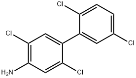 4-AMINO-2,2′,5,5′-TETRACHLOROBIPHENYL Structure