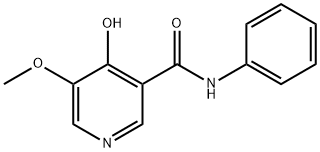 4-Hydroxy-5-methoxy-N-phenylnicotinamide Structure