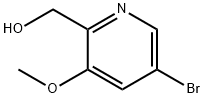 (5-Bromo-3-methoxypyridin-2-yl)methanol Structure