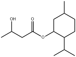 Menthyl 3-hydroxybutyrate Struktur