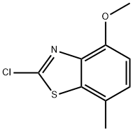Benzothiazole, 2-chloro-4-methoxy-7-methyl- (9CI) Structure