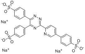 3-(4-PHENYL-2-PYRIDYL)-5,6-DIPHENYL-1,2,4-TRIAZINE TRISULFONIC ACID, TRISODIUM SALT Struktur