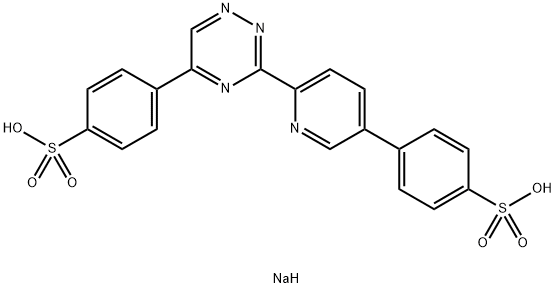 3-(4-苯基-2-吡啶)-5-苯基-1,2,4-噻嗪二磺酸钠, 108775-03-7, 结构式