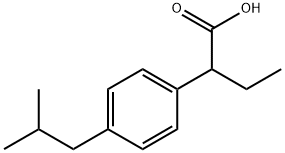 Benzeneacetic acid, -alpha--ethyl-4-(2-methylpropyl)-, labeled with tritium (9CI) Structure