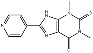 1,3-Dimethyl-8-(pyridin-4-yl)-1H-purine-2,6(3H,7H)-dione Struktur