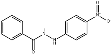 Benzoic acid 2-(p-nitrophenyl)hydrazide Struktur