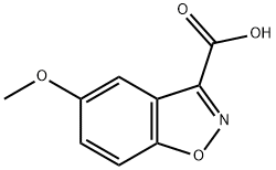 5-甲氧基-苯并[D]异噁唑-3-羧酸, 108805-39-6, 结构式