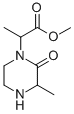 METHYL 2-(3-METHYL-2-OXO-PIPERAZIN-1-YL)PROPIONATE Structure