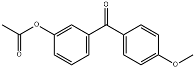 3-(4-甲氧基苯甲酰基)苯乙酸酯 结构式