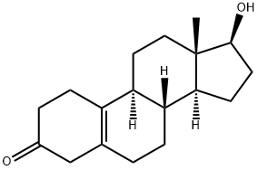 (8S,9S,13S,14S,17S)-17-hydroxy-13-methyl-2,4,6,7,8,9,11,12,14,15,16,17-dodecahydro-1H-cyclopenta[a]phenanthren-3-one Struktur