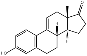 3-ヒドロキシエストラ-1,3,5(10),9(11)-テトラエン-17-オン 化学構造式