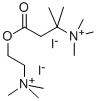 (2-Carboxy-1,1-dimethylethyl)trimethylammonium iodide ester with choli ne iodide 化学構造式