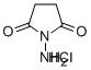 N-AMINOSUCCINIMIDE HYDROCHLORIDE Structure