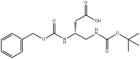 Z-DBU(BOC)-OH|(R)-3-(((苄氧基)羰基)氨基)-4-((叔丁氧基羰基)氨基)丁酸