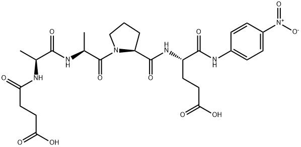 SUC-ALA-ALA-PRO-GLU-PNA Structure