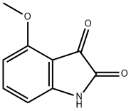 4-甲氧基-吲哚啉-2,3-二酮,108937-87-7,结构式