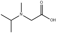 N-イソプロピル-N-メチルグリシン 化学構造式