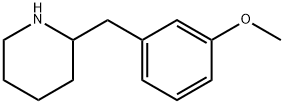 2-(3-メトキシベンジル)ピペリジン 化学構造式