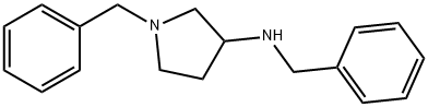N,N'-ジベンジル-3-アミノピロリジン 化学構造式