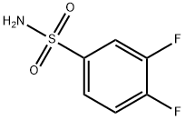 3,4-二氟苯磺酰胺, 108966-71-8, 结构式