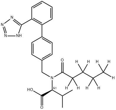 バルサルタン-D9 (MAJOR) 化学構造式