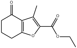 3-甲基-4-氧代-4,5,6,7-四氢-1-苯并呋喃-2-羧酸乙酯, 108993-84-6, 结构式