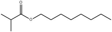 イソ酪酸オクチル 化学構造式