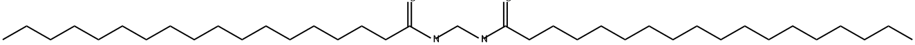 N,N'-メチレンビス(オクタデカンアミド) 化学構造式