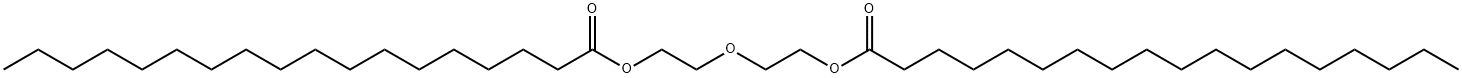 二オクタデカン酸オキシジ-2,1-エタンジイル 化学構造式