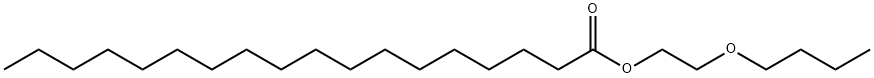 2-ブトキシエチル＝ステアラート 化学構造式