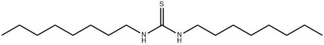 Thiourea, N,N'-dioctyl- Struktur