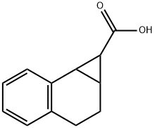(1S,1aS,7bR)-1H,1aH,2H,3H,7bH-cyclopropa[a]naphthalene-1-carboxylic acid Struktur