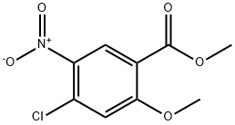 4-Chloro-2-methoxy-5-nitro-benzoic acid methyl ester Struktur