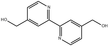 2,2'-ビピリジン-4,4'-ジメタノール 化学構造式