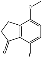 7-Fluoro-4-Methoxy-1-indanone Struktur