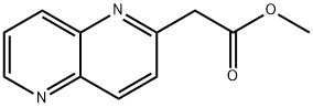 1,5-Naphthyridine-2-acetic acid, methyl ester Structure