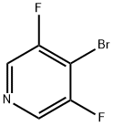 4-ブロモ-3,5-ジフルオロピリジン 化学構造式
