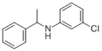 Benzenemethanamine, N-(3-chlorophenyl)-a-methyl- 结构式