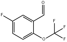 5-fluoro-2-trifluoromethoxybenzaldehyde Structure