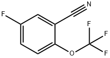 5-氟-2-(三氟甲氧基)苯腈,1092460-82-6,结构式