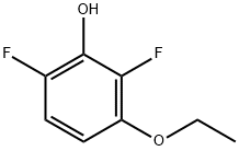 3-エトキシ-2,6-ジフルオロフェノール 化学構造式